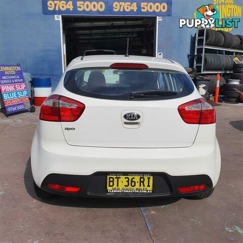 2012 KIA RIO S UB MY13 HATCH, 5 DOORS, 5 SEATS