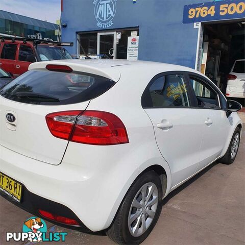 2012 KIA RIO S UB MY13 HATCH, 5 DOORS, 5 SEATS