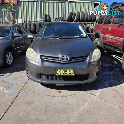 2011 TOYOTA COROLLA ASCENT ZRE152R MY11 HATCH, 5 DOORS, 5 SEATS