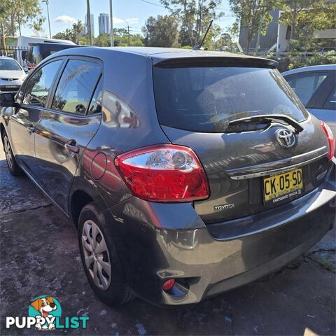 2011 TOYOTA COROLLA ASCENT ZRE152R MY11 HATCH, 5 DOORS, 5 SEATS