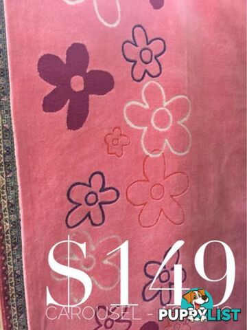 RUGS CLEARANCE!! WOOL, TUFTED WOOL, ACRYLIC...