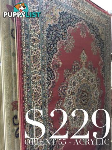 RUGS CLEARANCE!! WOOL, TUFTED WOOL, ACRYLIC...