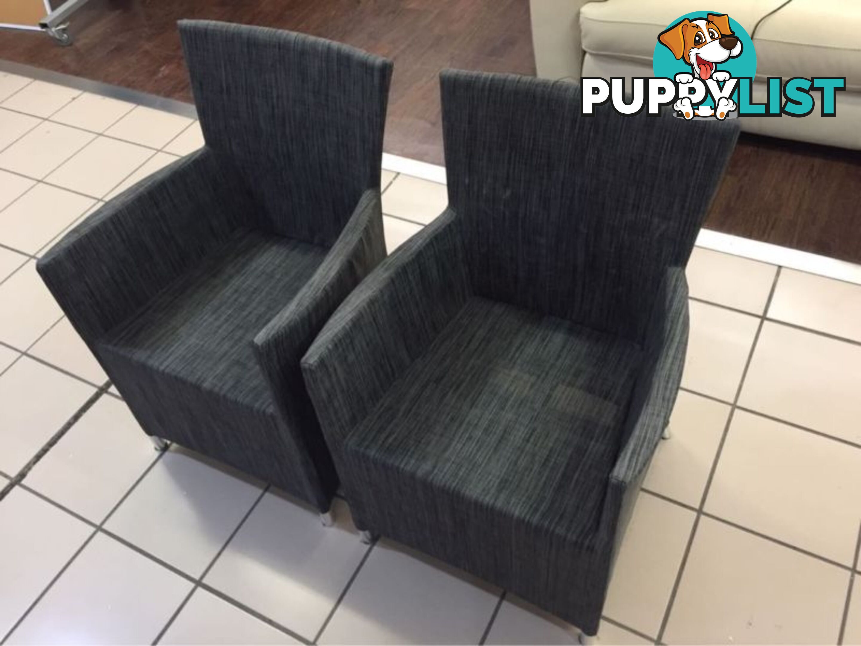 BONDI DINING CHAIRS CHARCOAL