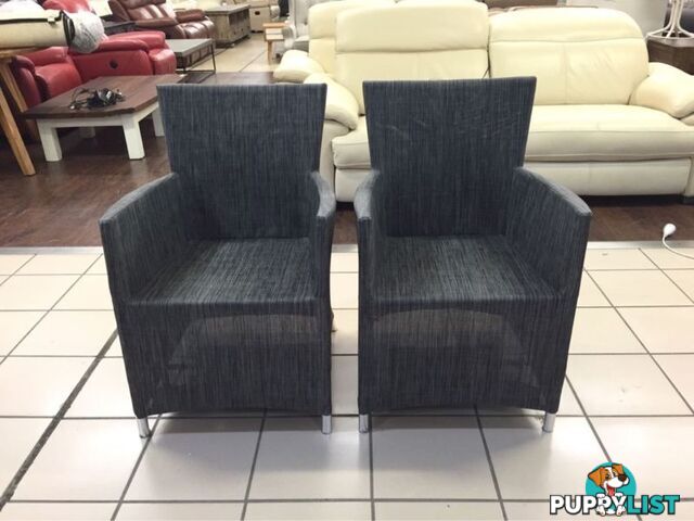 BONDI DINING CHAIRS CHARCOAL