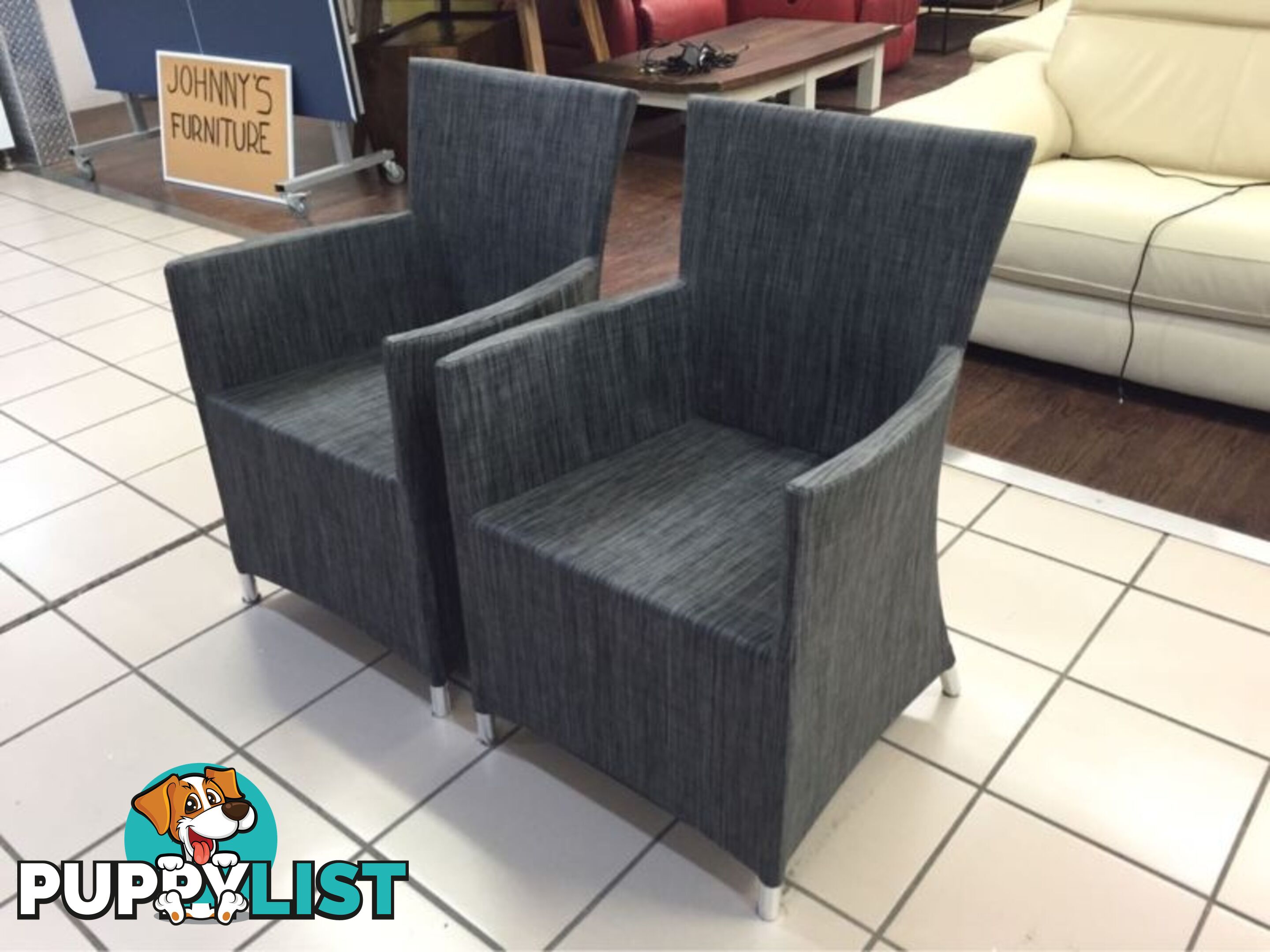 BONDI DINING CHAIRS CHARCOAL