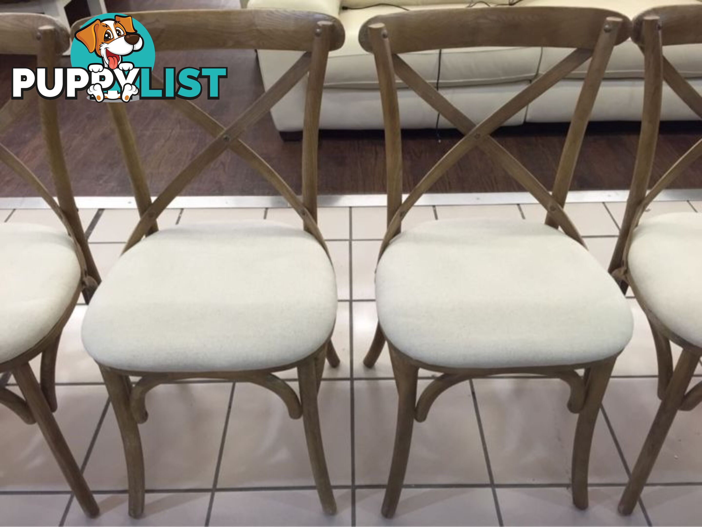 BRAND NEW TIVACHI DINING CHAIRS (SET OF 6)