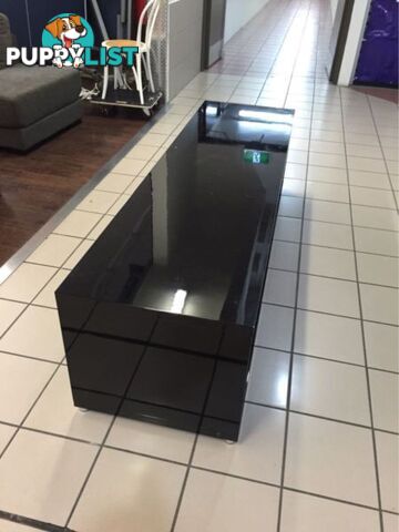 GLOSS BLACK TV UNIT 214CM