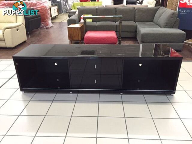 GLOSS BLACK TV UNIT 214CM