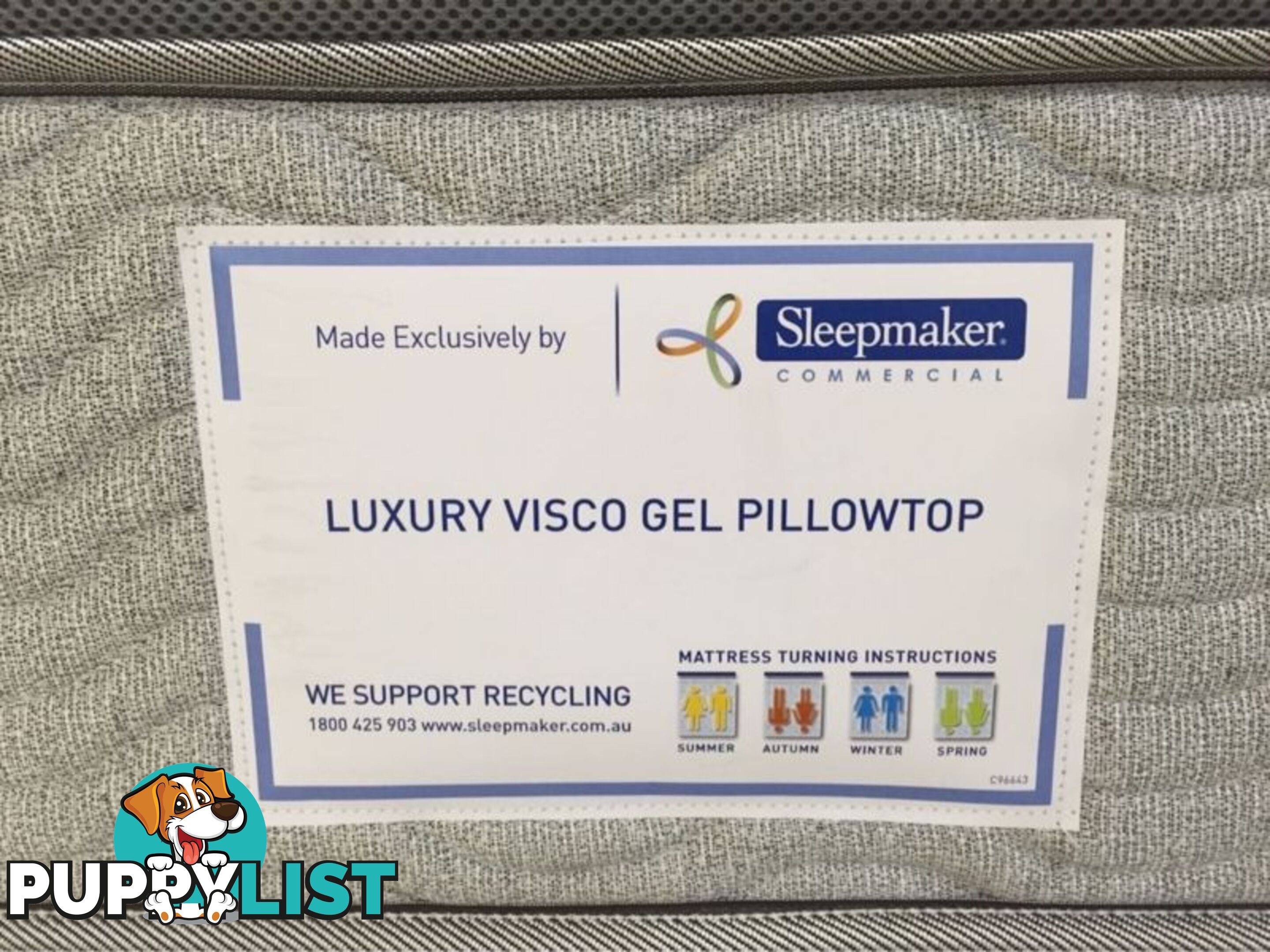 BRAND NEW SLEEPMAKER LUXURY VISCO GEL PILLOW TOP