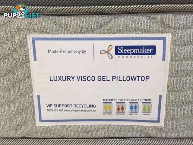 BRAND NEW SLEEPMAKER LUXURY VISCO GEL PILLOW TOP