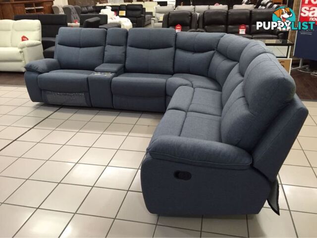 DIESEL MODULAR LOUNGE SUITE W/2 RECLINERS