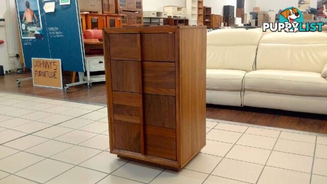 WALNUT 4 DRAWER TALLBOY