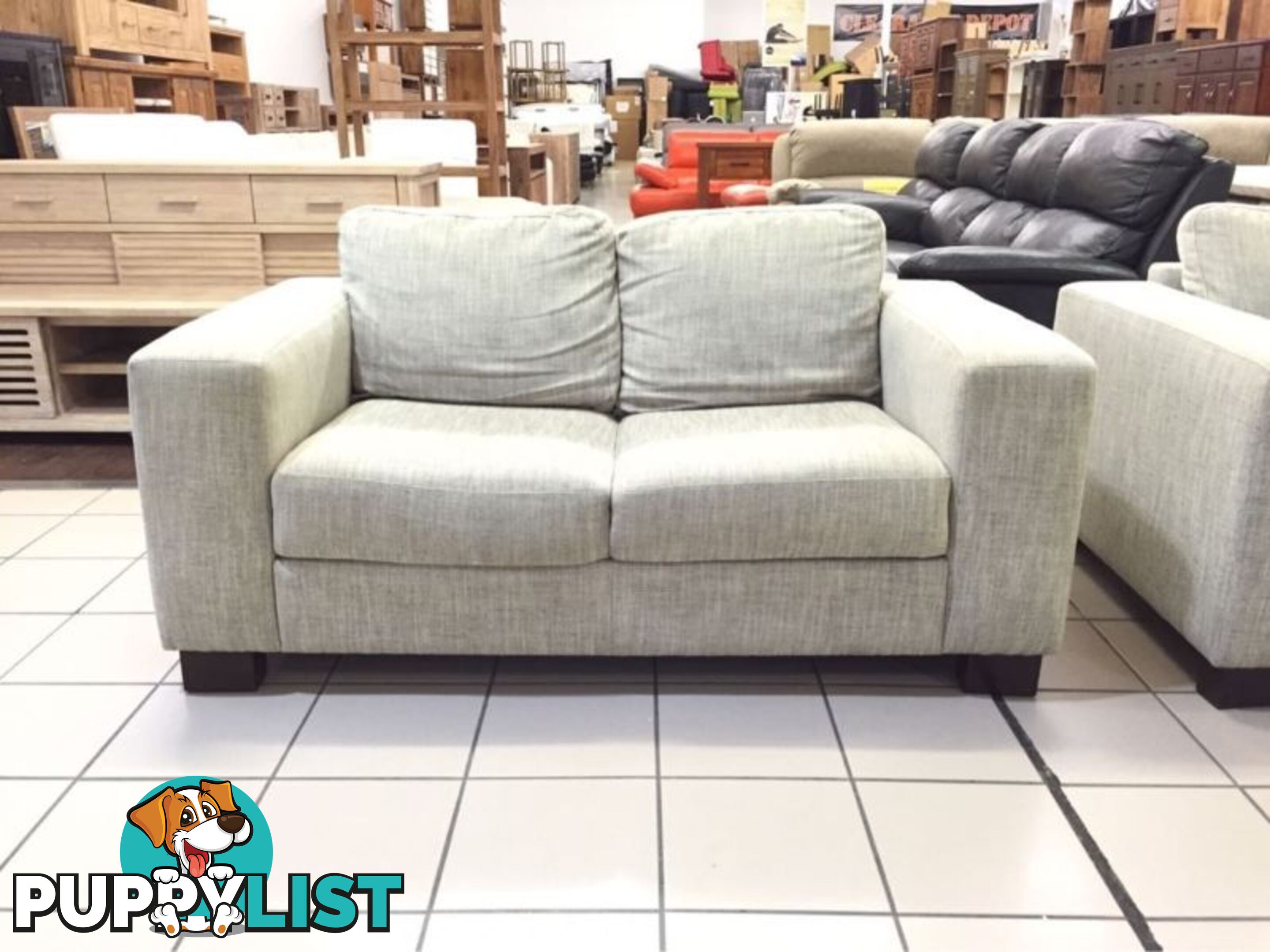 CLEARANCE YAMBA 3 + 2 SEATER PARK WHEAT