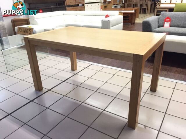 CLEARANCE - BROOKS DINING TABLE 150cm (VICTORIAN ASH)