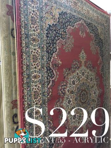 RUGS CLEARANCE!! WOOL, TUFTED WOOL, ACRYLIC...