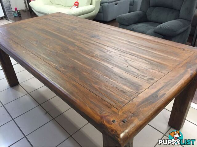 BRAND NEW - FARMHOUSE DINING TABLE - SOLID TIMBER