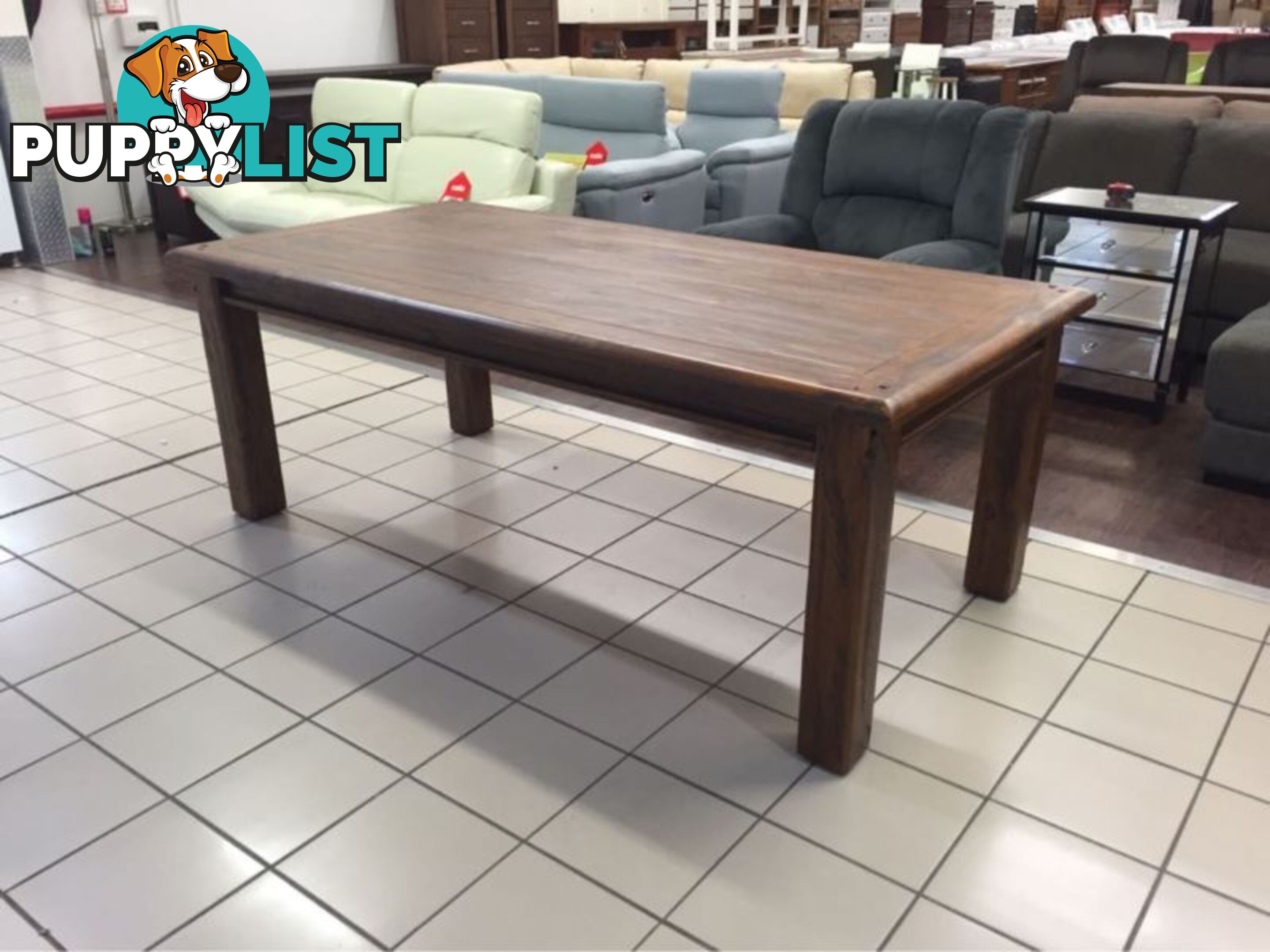 BRAND NEW - FARMHOUSE DINING TABLE - SOLID TIMBER