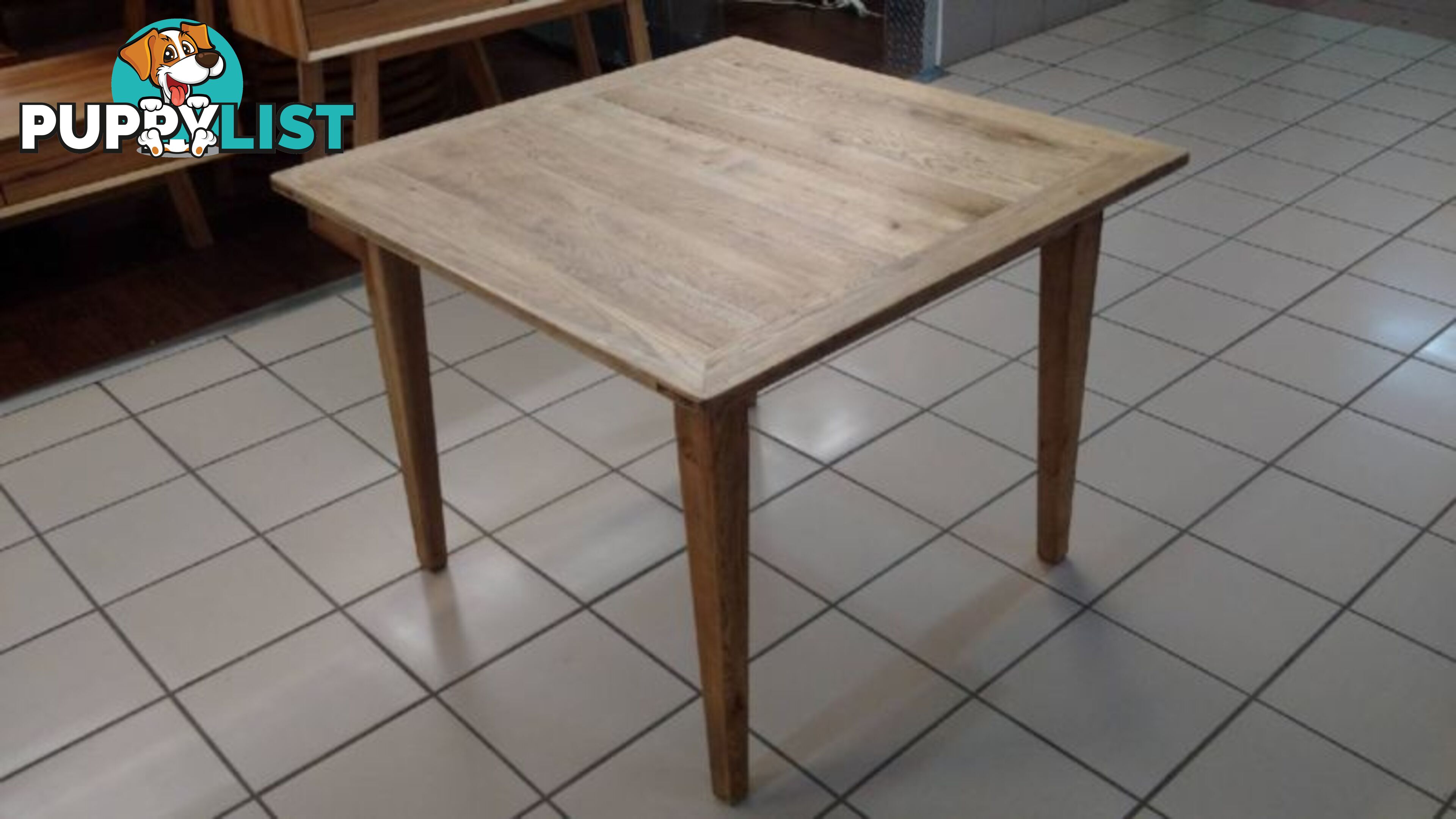 CANTINA DINING TABLE SQUARE 100CM OAK