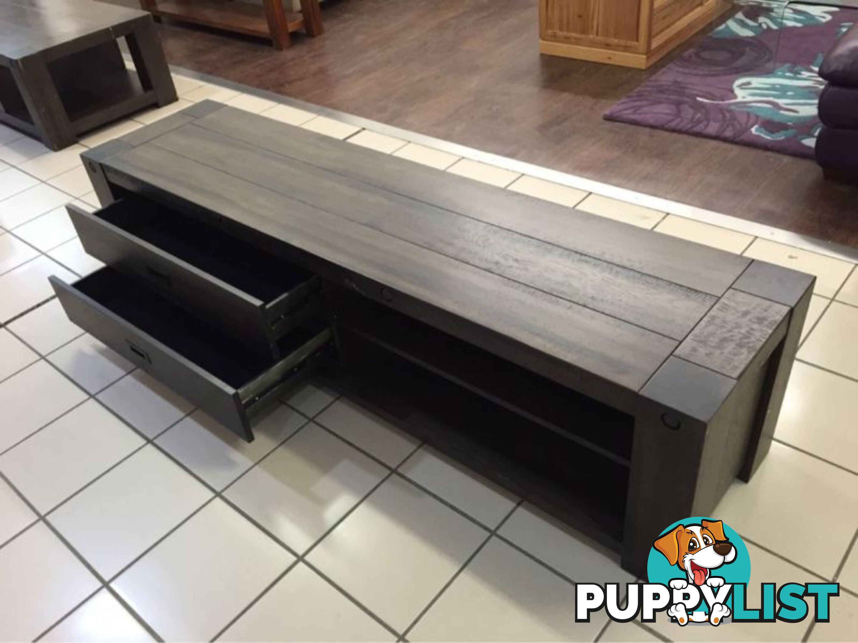 BOLT TV UNIT 200CM DARK OAK