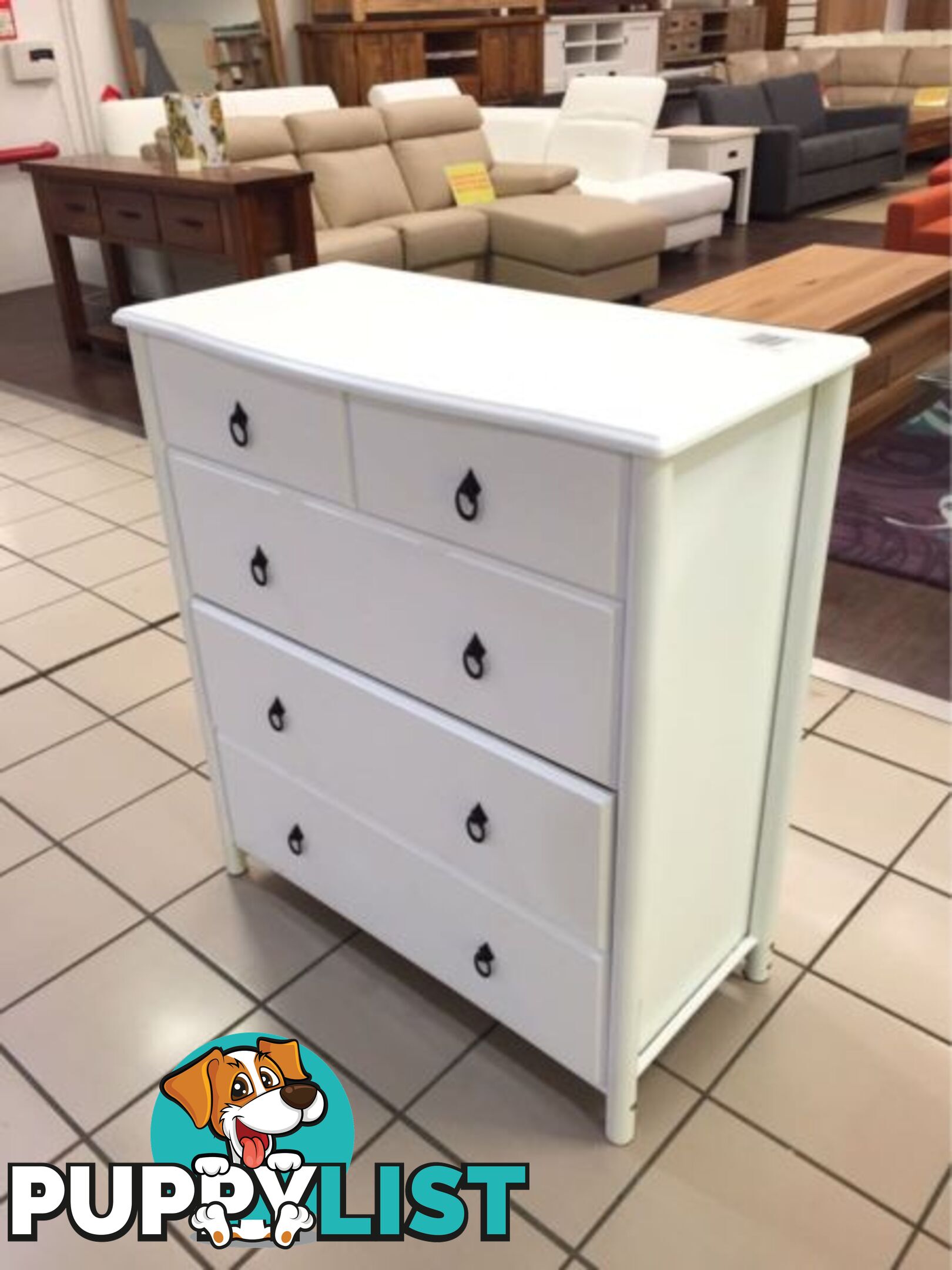 KATIE 5 DRAWER TALL CHEST