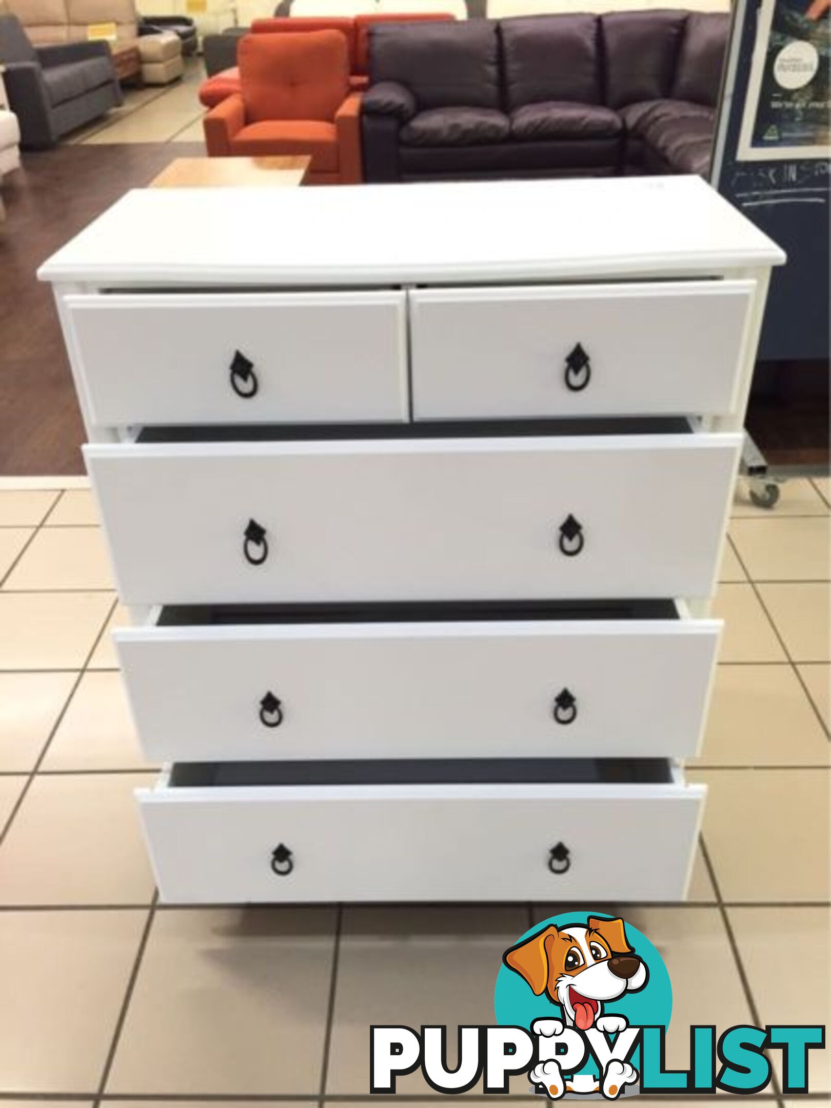 KATIE 5 DRAWER TALL CHEST