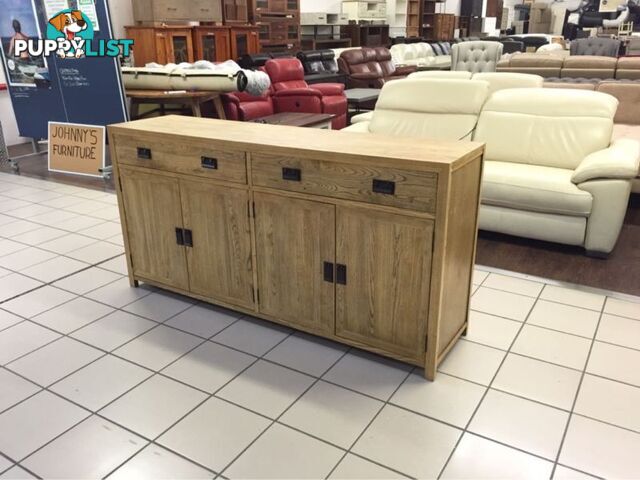 BARISTA OAK SIDEBOARD 4 DOOR 2 DRAWER