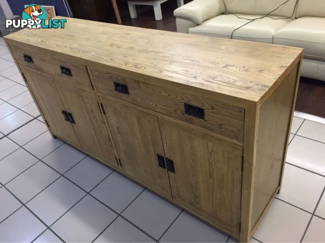 BARISTA OAK SIDEBOARD 4 DOOR 2 DRAWER