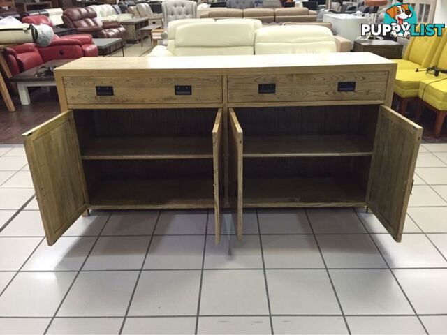 BARISTA OAK SIDEBOARD 4 DOOR 2 DRAWER