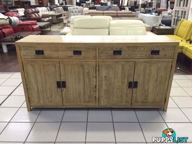 BARISTA OAK SIDEBOARD 4 DOOR 2 DRAWER