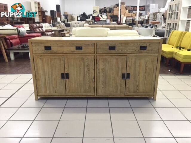 BARISTA OAK SIDEBOARD 4 DOOR 2 DRAWER