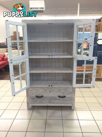 MIDDLETOWN DISPLAY CABINET WHITE WASH