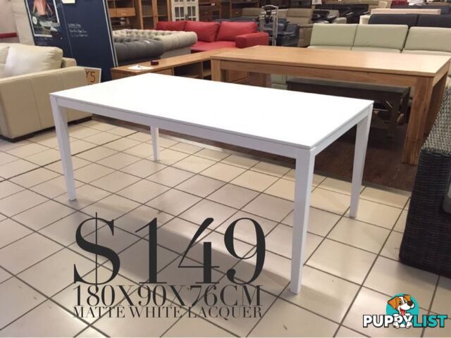 BRAND NEW & FACTORY SECOND DINING TABLES CLEARANCE