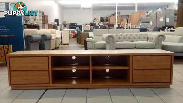 4 DRAWER TV UNIT 240CM