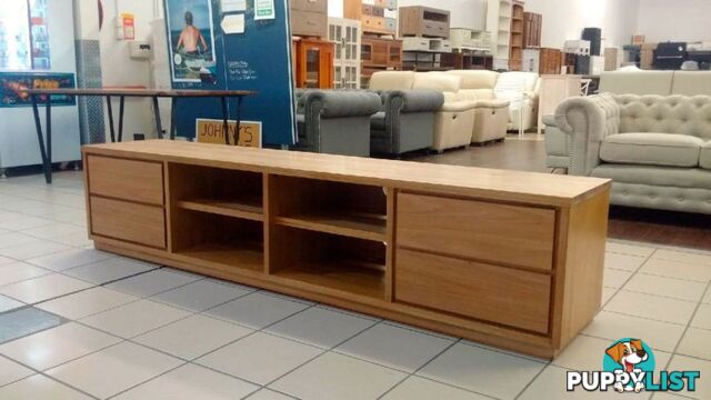 4 DRAWER TV UNIT 240CM