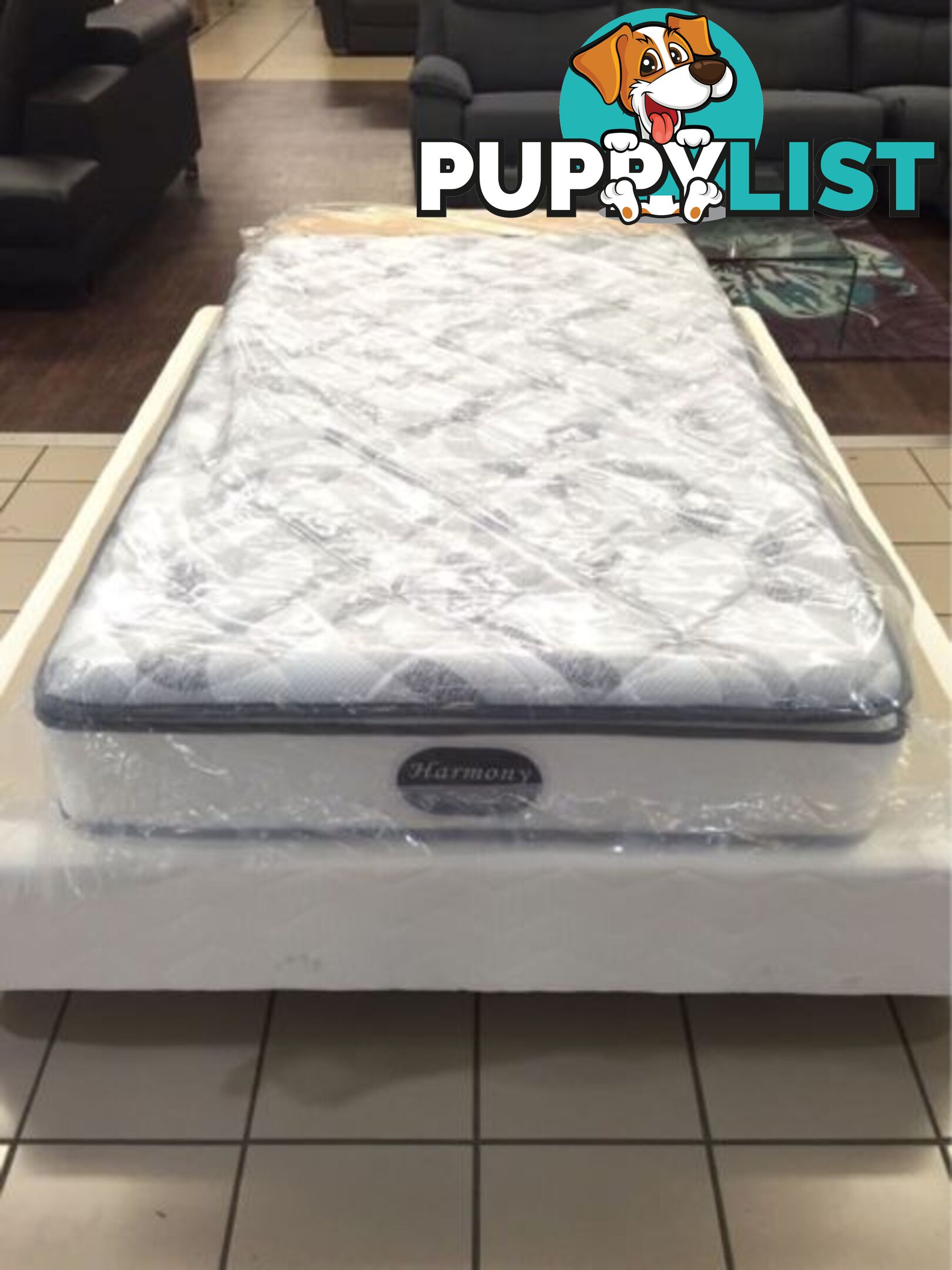 KING SINGLE MATTRESS (HARMONY) W/PILLOW TOP