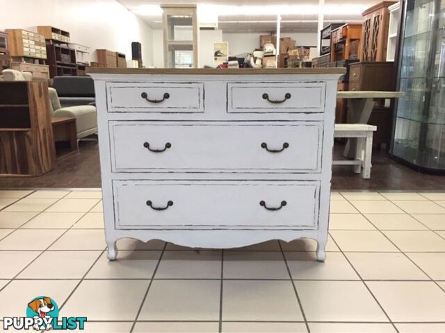 BRAND NEW - 4 DRAWER CABINET (OLD ELM)