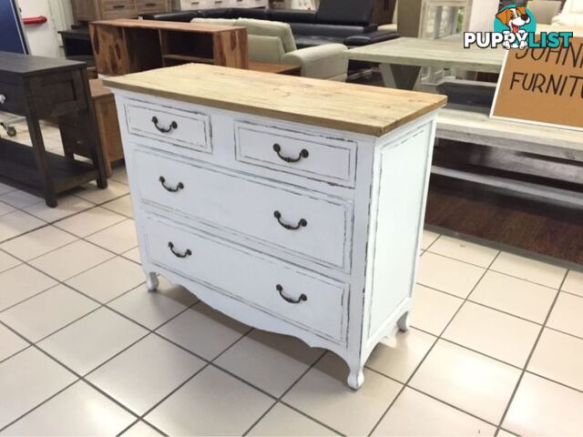 BRAND NEW - 4 DRAWER CABINET (OLD ELM)