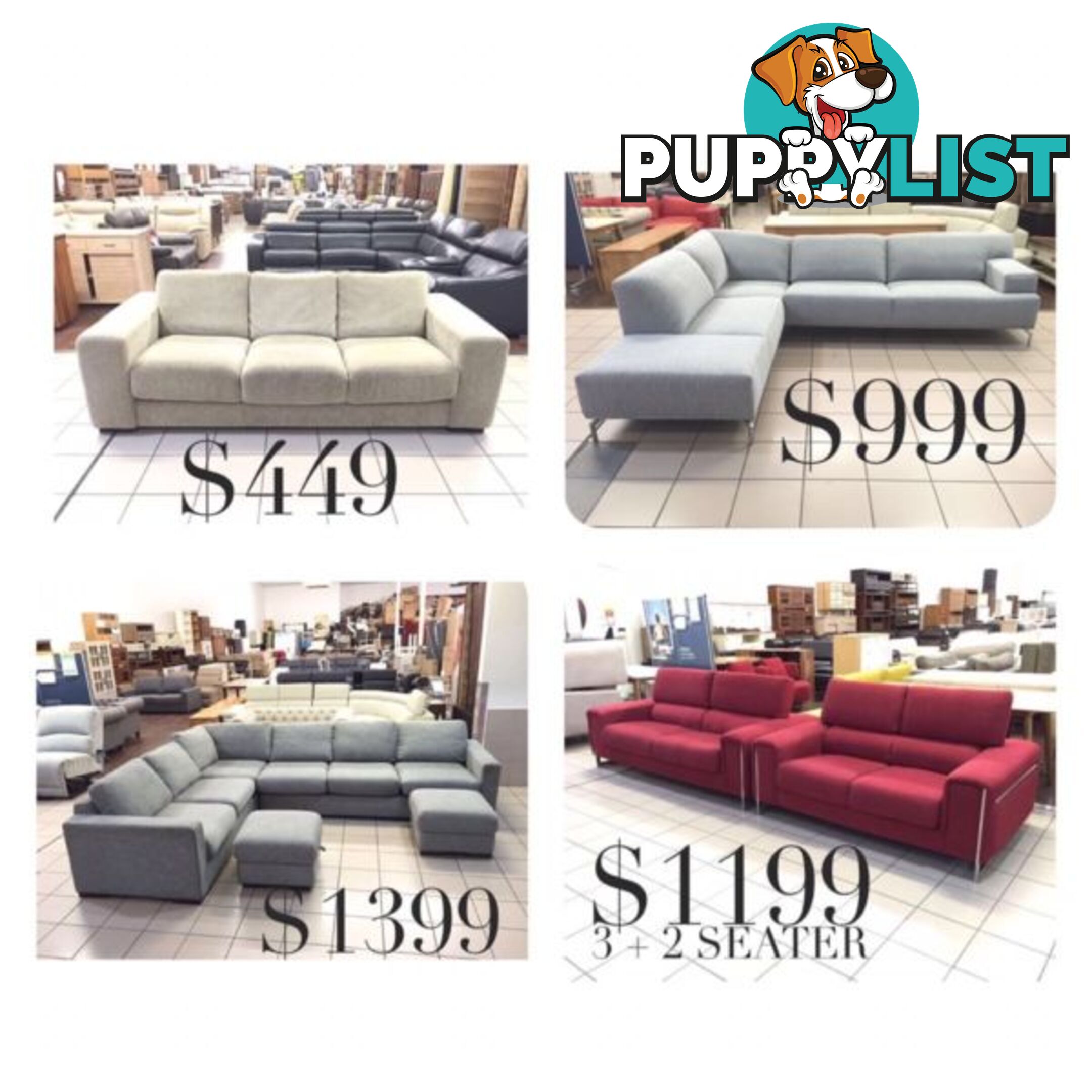 LOUNGE CLEARANCE! BRAND NEW, FACTORY SECONDS, EX DISPLAY...