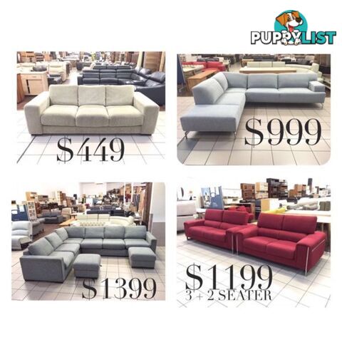 LOUNGE CLEARANCE! BRAND NEW, FACTORY SECONDS, EX DISPLAY...