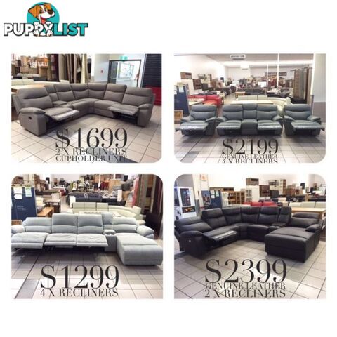 LOUNGE CLEARANCE! BRAND NEW, FACTORY SECONDS, EX DISPLAY...