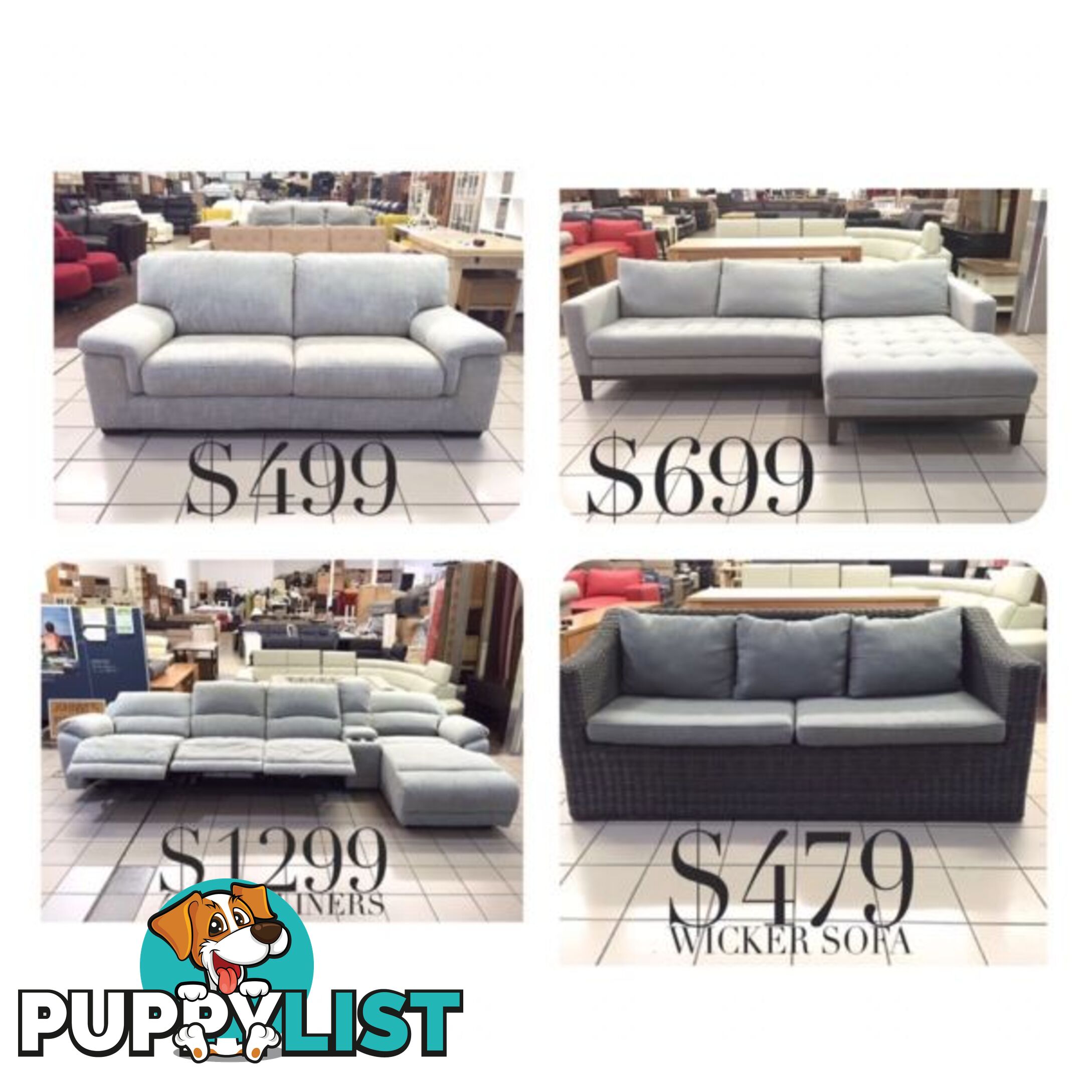 LOUNGE CLEARANCE! BRAND NEW, FACTORY SECONDS, EX DISPLAY...