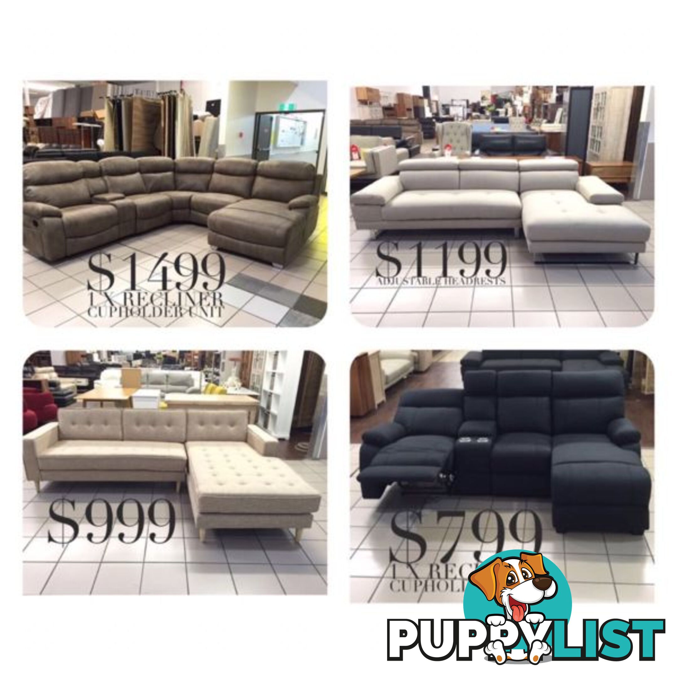 LOUNGE CLEARANCE! BRAND NEW, FACTORY SECONDS, EX DISPLAY...