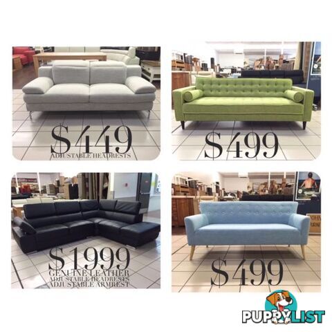 LOUNGE CLEARANCE! BRAND NEW, FACTORY SECONDS, EX DISPLAY...