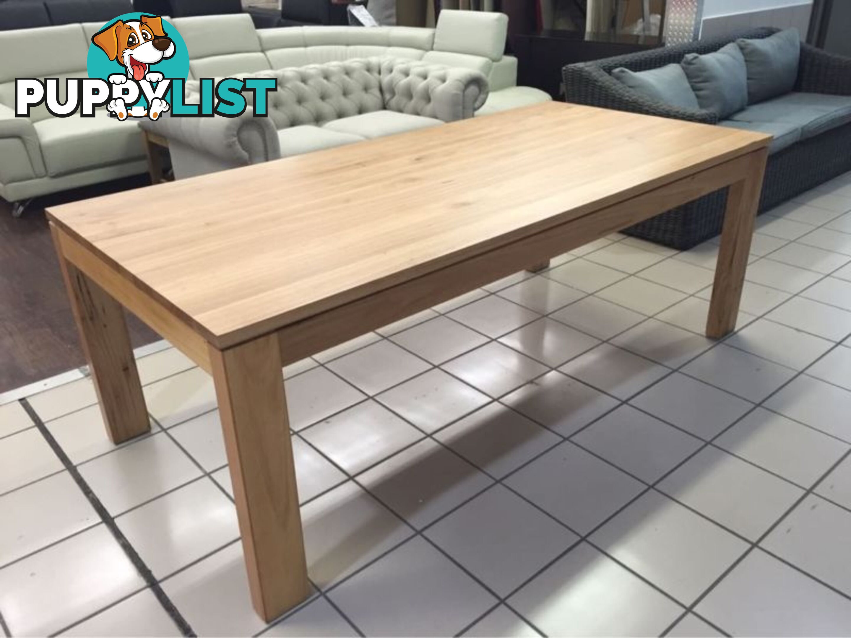 BLACKBUTT WOOD DINING TABLE 210