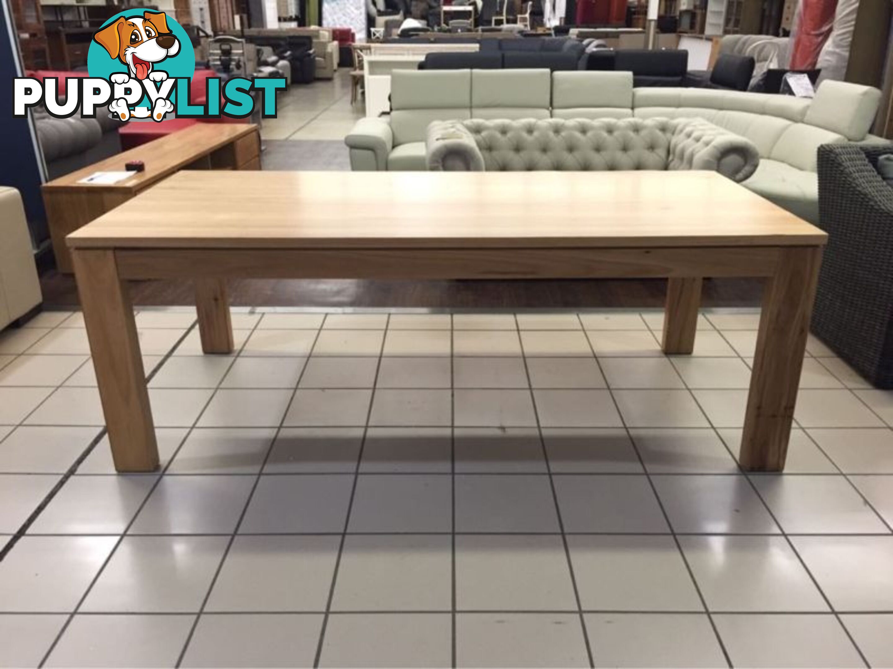 BLACKBUTT WOOD DINING TABLE 210