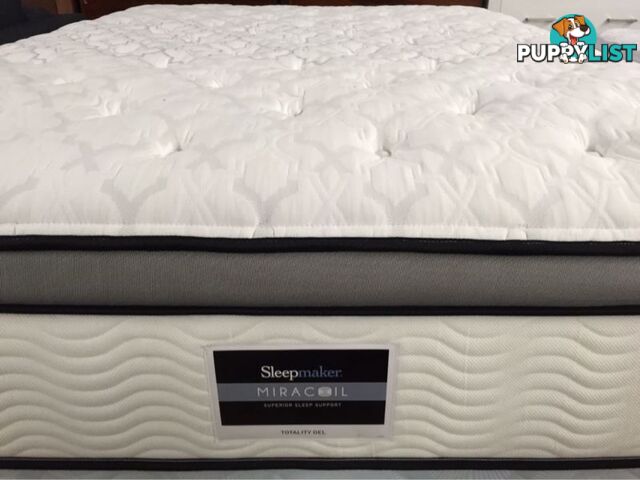 SLEEPMAKER MIRACOIL TOTALITY GEL QUEEN MATTRESS