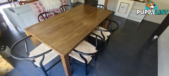 Dining table with six seats 6