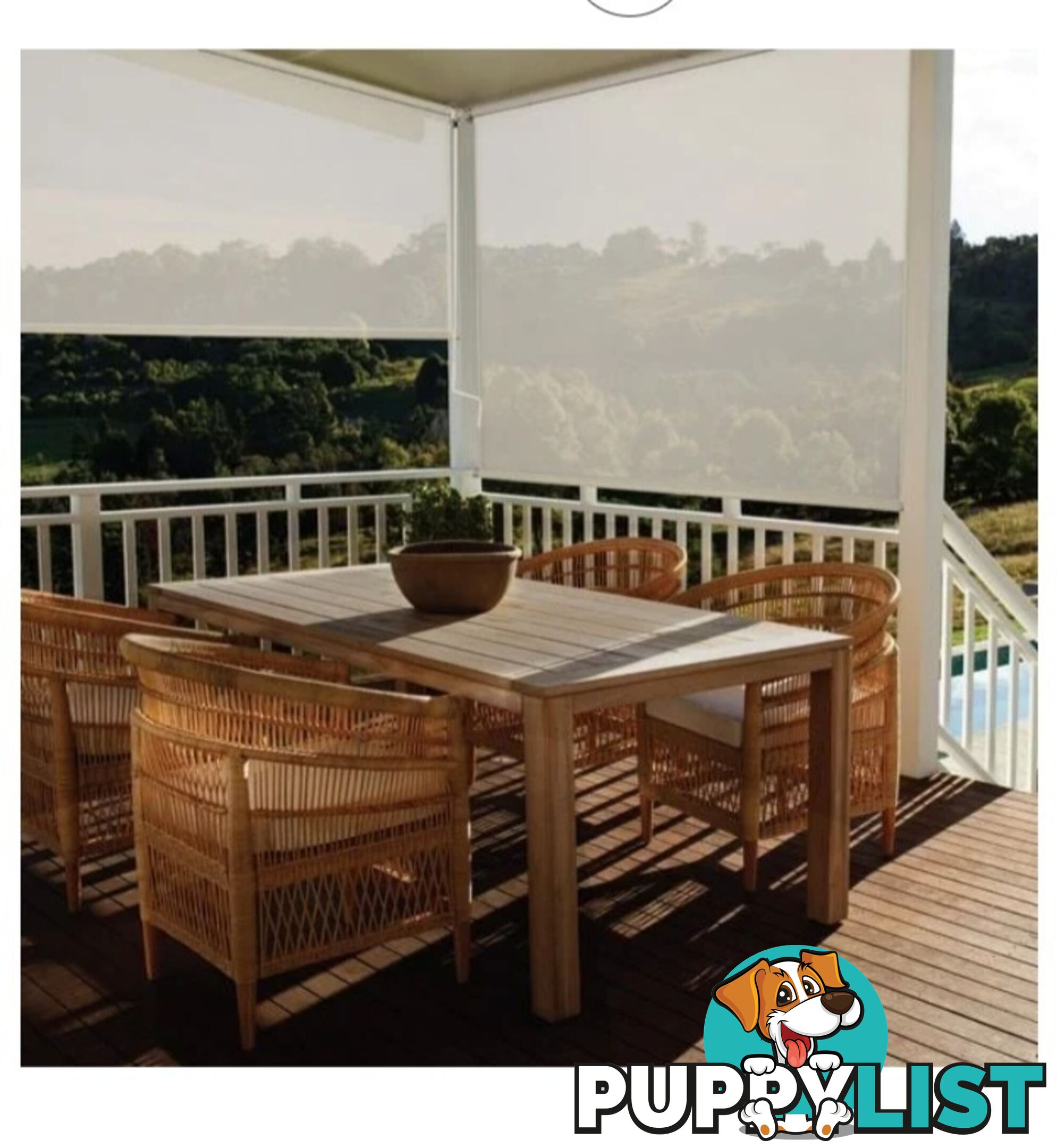 Coolaroo Exterior Blind - 150cm W x 240cm Drop