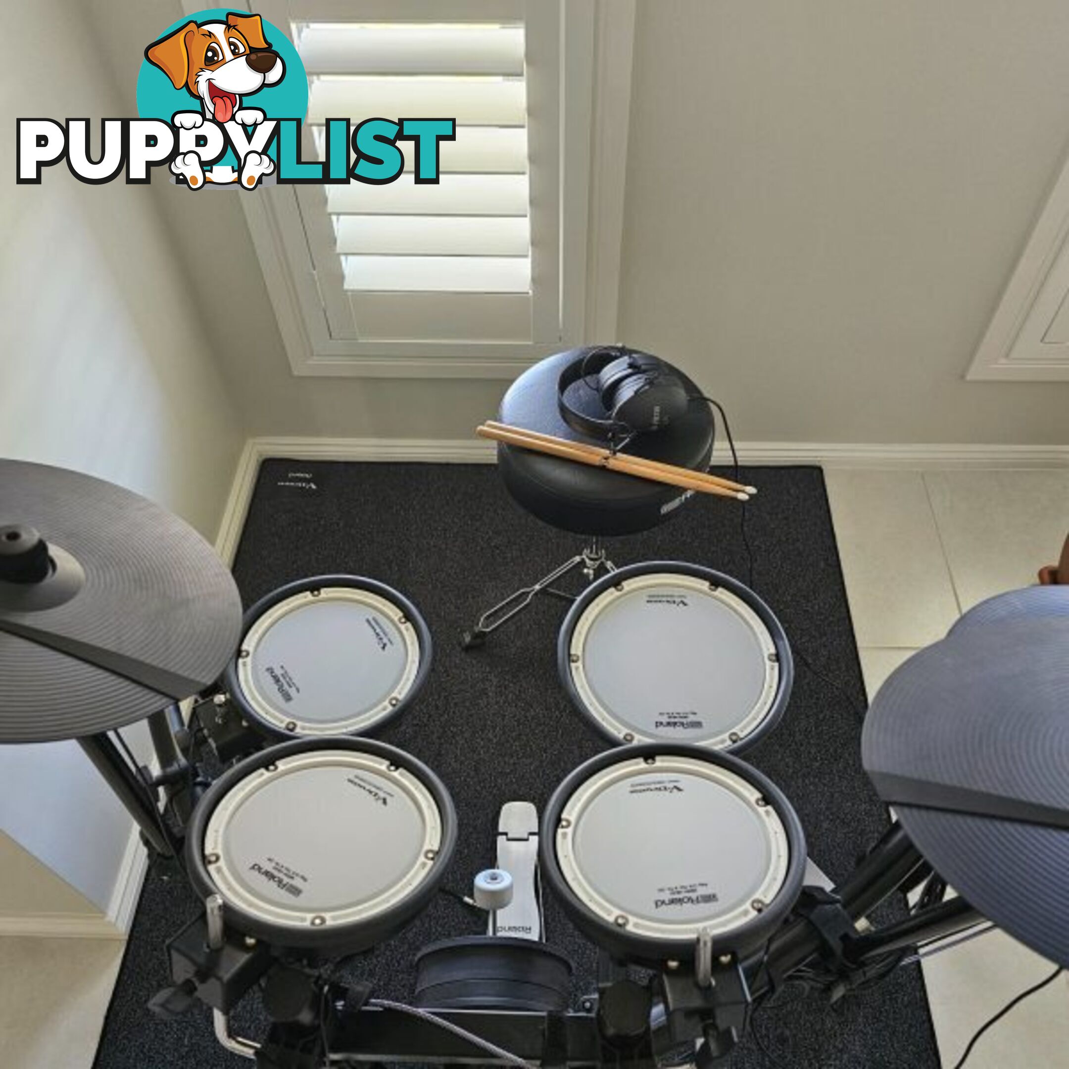 Roland TD07KV Digital V-Drum Kit (Electronic Drum Kit)