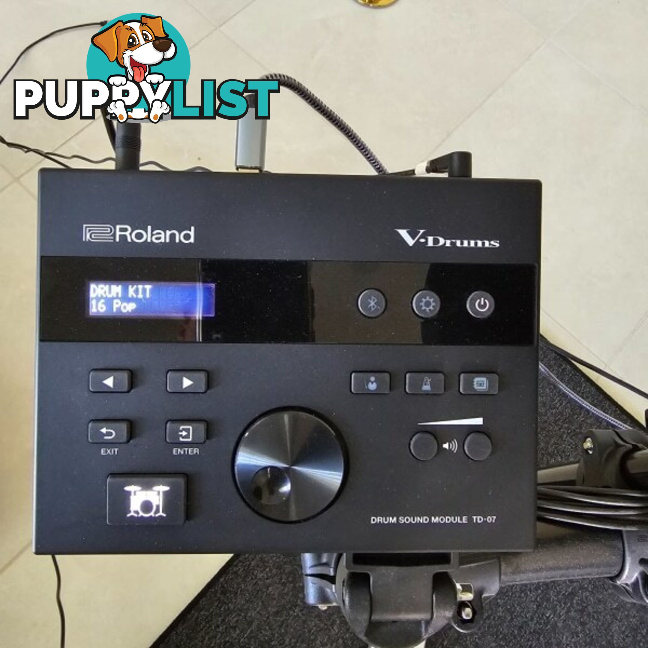 Roland TD07KV Digital V-Drum Kit (Electronic Drum Kit)